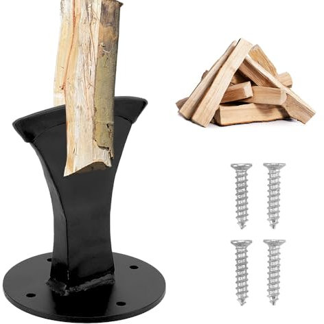 Dhqkqg Keil-Brennholzspalter,Holzspalter-Keil Schwerlast,Kleiner Manueller Holzspalter aus Stahl,Schnellspalter für Holzscheite,Robuster Brennholzspalter,Brennholzspalter Manuell, für Kleine Holzöfen