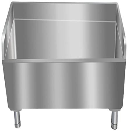 Stainless Steel Floor Mount Mop Sink with Drainage - Heavy Duty Slop Sink for Kitchen, Restaurant, Business, Garages, Basements