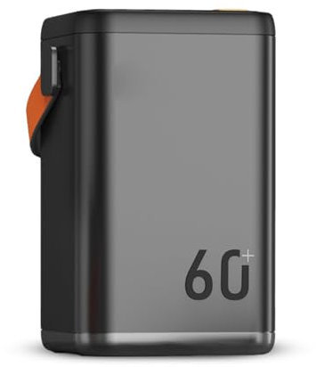 Bärbar kraftstation på 36 W, 60 000 Mah powerbank backup batteripaket, med 4 utgångar och 2 ingångar, 4 USB-portar, snabbladdning PD QC 3.0, p
