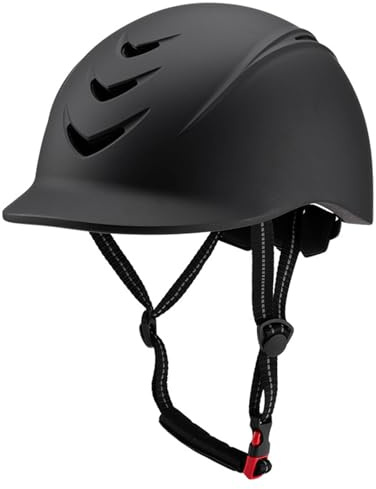 Horse Riding Helmet, Breathable Soft Padding Horse Riding Hat with Adjustable Strap, Safety Anti-collision Equestrian Hats & Helmets for Women Men