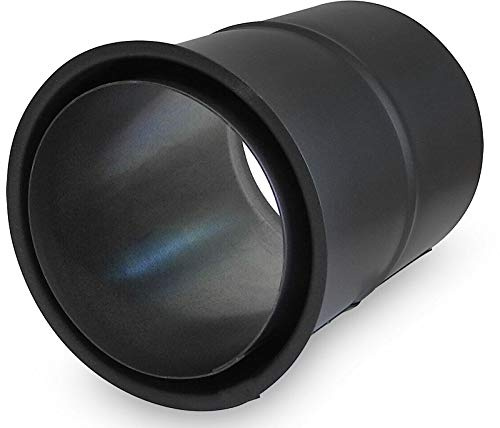 Kolor-Knajp Pelletrohr DN 80 mm Rauchrohr Pellet Ofenrohr T-Stück Bogen Rosette Wandfutter Kamine Zubehör Rohr Bogen T-Stück Kaminhaube Rosette (Wandfutter)