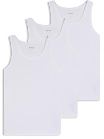BOSS Camiseta de Tirantes 3p Classic, White100, XL para Hombre
