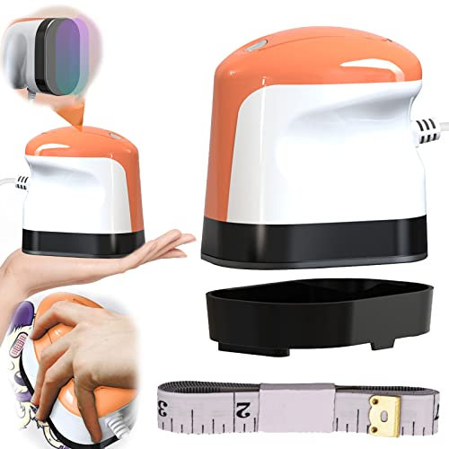 Plottermaschine, 2 in 1 Plotter Zubehör Mini Heißpresse Transferpresse Hitzepresse Maschine für T-Shirts Schuhe Hüte 3 Temperatureinstellungen Übertragen Bügeln Doppelfunktion mit Lederlineal