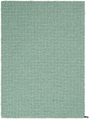 myfelt Fine Filzkugelteppich, 50x70 cm, ideal für Schlaf-, Wohn-, Kinderzimmer, Flur & Bad