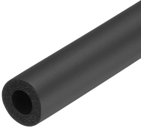 QUARKZMAN 0,46m Tubo Isolamento in Schiuma Tubo Isolante 10mm(3/8) ID x 20mm OD Conservazione del Calore per Supporto Impugnatura, Nero