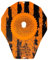 SIBOMTEX Bicycle Disc Brake Cover Heat-Resistant Wear-Resistant Mountain Bike Washer Cover Simple Dazzle Print Washing Tool for Road Mountain Bike