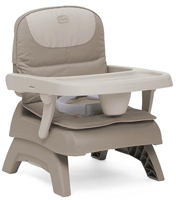 Chicco Bento Rehausseur de Chaise pour Enfants, 6-36 Mois, Siège Repas Rehausseur de Table, Portable, Hauteur Réglable, Plateau Amovible, Fermeture Compacte, Coussin Doux Amovible, Lavable en Machine