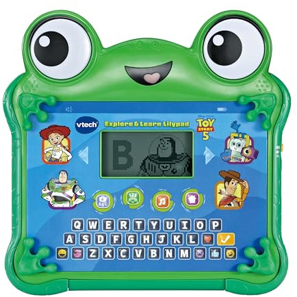VTech Toy Story 5 Explore & Learn Lilypad, English | Official Toy Story 5, Virtual Toy Story chats and tablet games teach letters, numbers and hand-eye coordination. Ages 3-6