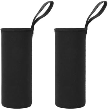 WANGCL 2 st premium termisk vattenflaska skydd för att bära dryck, bärbar flaskhylsa för inomhus- och utomhusvandring resor (750 ml)