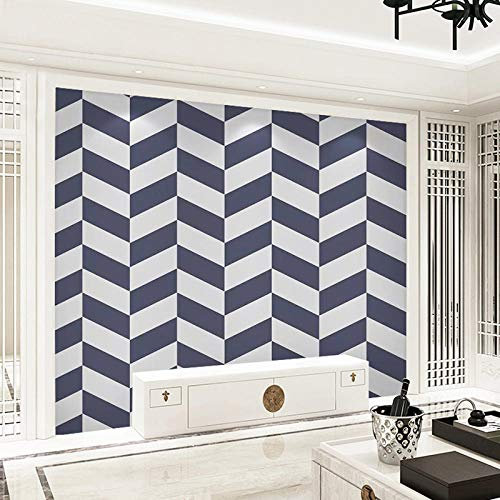 Papel tapiz de fondo sin costuras americano simple, sofá de sala de estar, papel tapiz retro estéreo geométrico, mural oscuro, personalización-250cmx175cm