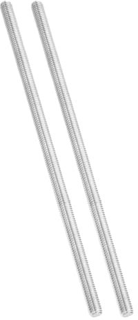PATIKIL 3/8-16 UNC Varilla Roscada de Acero Inoxidable 304, 2pcs Espárragos de Barra de Varilla Completamente Roscados Rosca Derecha Pernos Prisioneros para Abrazaderas, 254mm Largo
