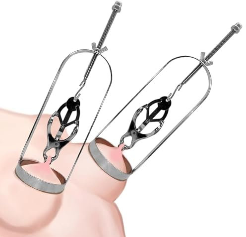 Morsetto per capezzoli per donne, morsetti per capezzoli per uomini BDSM Giocattoli BDSM duri giocattoli BDSM Estremi per le donne Morsetti per capezzoli BDSM Giocattoli duri per coppie Spalmatore