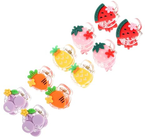 BESTYASH Lot de 20 Mini Barrettes à Cheveux pour Bébé Fille Pinces à Cheveux en Résine Multicolores Petites Barrettes Cartoon Fins et Épais Accessoires Coiffure Garçon et Filles Pratique