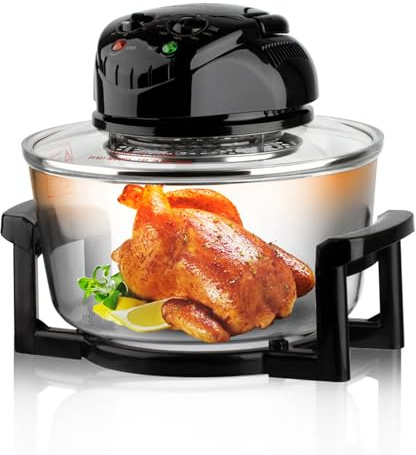 Friggitrice Ad Aria Alogena 12l, Forno Alogeno Multifunzione 3500w Con Temperatura Regolabile 100-250°c, Riscaldamento A Circolazione 360°, Forno Alogeno Da Tavolo Per Cucina E Sala Da Pranzo