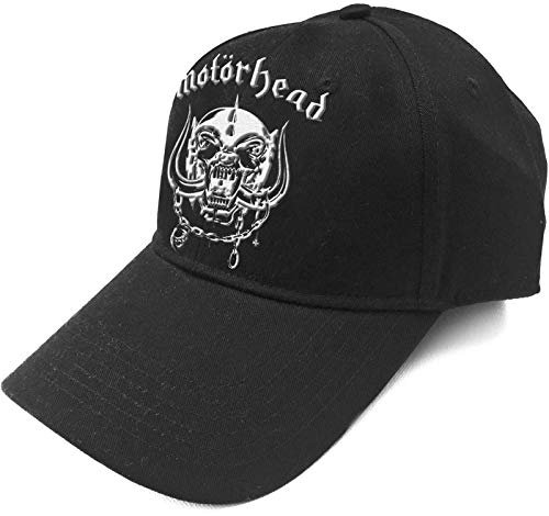 Motorhead Baseball Cap Warpig Band Logo England Nue offiziell Schwarz Strapback One Size
