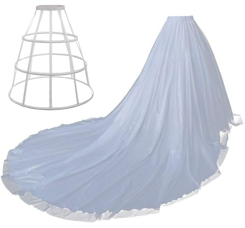 GRACEART Falda tutú de tul para novia, longitud hasta el suelo, para bodas, fiestas y noche