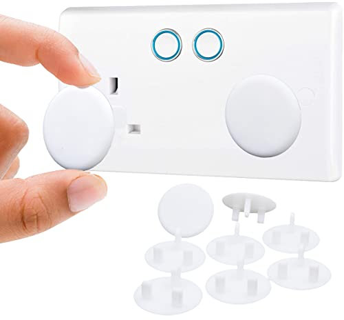 10 Pack Plug Socket Covers UK, Child Baby Plug Socket Covers for Sockets UK