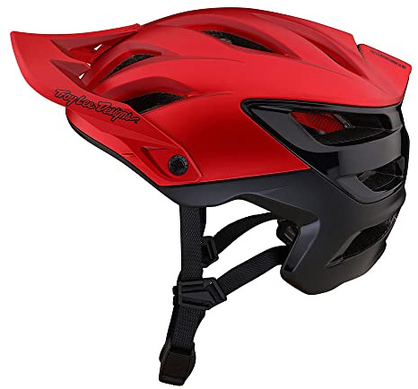 Troy Lee Designs A3 Helmet for Bicycle/BMX/Enduro Racing A3 Helmet; UNO RED XL/2X