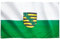 Runesol Sachsen Flagge für Balkon, 91x152cm, Sachsen Fahne mit 4 Ösen, Sächsische Landesflagge, Deutschland Bundeslandflagge, Premium Flaggen für drinnen und draußen, helle Farben