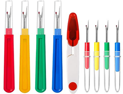 Nahttrenner Set, NäHen Nahttrenner, 9 Stück Seam Ripper Kit, NäHen Nahttrenner Kit, Faden Naht Entfernen Stich, NäHen Nahttrenner Profi Set, Groß/Klein Nahtauftrenner, Nahttrenner, Nahtauftrenner