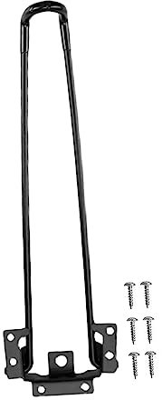 MagiDeal Klappbare Tischbeine, Couchtischbein, Robustes industrielles Metall, Faltbare Haarnadel-Tischbeine, Möbelbeine für Nachttisch, Mini-Computertisch, 16,5 Zoll