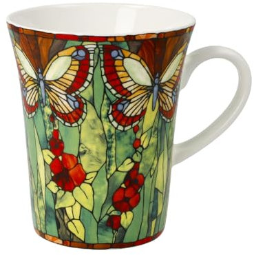 Taza con diseño de mariposas Tiffany - Artis Orbis