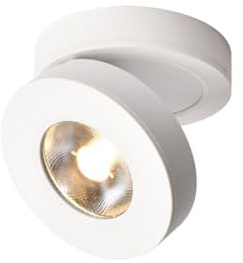 Modern Creative Spotlight,Lamphold Rotatable Surface Mounted Ceiling Downlight 5W Led Ultra Bright Flat Spotlight,Foldable Aisle Study Office Living Room Decorative Panel White-warm light 3000K