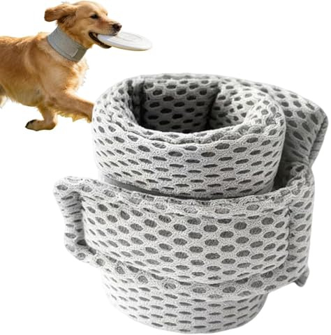 Hundkrage med skyddskon, bekvämt justerbart nät | halsband för och små hundar – för återhämtning efter, resor, camping, och på språng