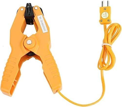 Aukson Thermocouple HT-05 K Type Thermocouple Sensor Temperature Lead Pipe Clamp 1~3/8 -40~200℃