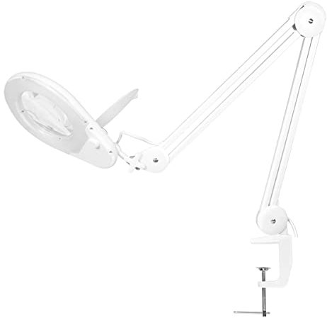 LogiLink WZ0058 - Lupenleuchte mit Klemmhalterung, 5 Dioptrien