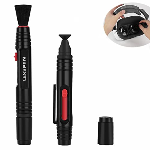 Geekria 2-pack rengöringspennor för VR-linser, kompatibelt med Meta Quest 3/2/Pro, Vision Pro, PSVR 2 och fler, tar bort fingeravtryck, damm & fett, minskar imma