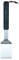 cozze® Grillspatel 12x7x35 cm mit PP-Griff - Edelstahl