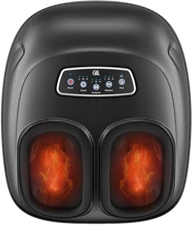 CILI Foot Massager with Heat, Shiatsu Foot Massager for Neuropathy & Plantar Fasciitis Relief, Heated Feet Massager with Deep Kneading,Compression,Vibration,Mothers Day Gifts for Mom, FSA Eligible HSA