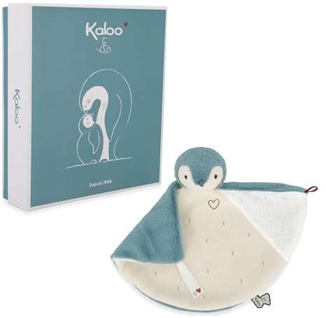KALOO – Complices – Doudou Manchot Vert - Imprègne Les odeurs - 23 cm - Dès la Naissance,K212009