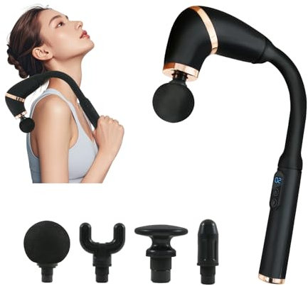 U-förmige Massagepistole mit Verlängerungsgriff, U-förmiges Massagegerät, Tiefengewebe-Massagegerät, Muskeln zur Schmerzlinderung für Ganzkörper-Muskelentlastung