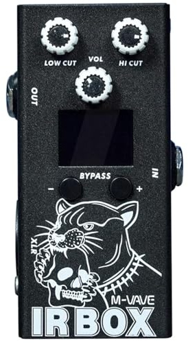 M-Vave IR-Box - Pedal simulador de gabinete, 32 preajustes, USB