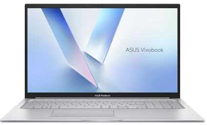 ASUS Vivobook 17 | Cool Silver (X-Serie) | 17,3 FHD | Core i7 1355U | RAM: 40GB | SSD: 8TB | beleuchtete Tastatur | Windows 11 Pro | Office 2024 Pro | Notebooktasche