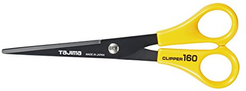 Tajima CLP160 Ciseaux de précision Coupe précise et confort d'utilisation grâce à une lame confortable enduite ergonomique 160 mm