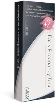 ABBLO test di gravidanza precoce - 5 mlU/mL Sensibilità - UK-ES - Prova 7 giorni prima delle mestruazioni