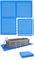 EYEPOWER Poolunterlage 12er Set 62x62cm - 4,2m² Eva Matten als Poolmatte - 1cm extra Dicke Unterlage und Bodenschutz für Pool Planschbecken Whirlpool - Outdoor Matten für Rasen Terrasse Fliesen