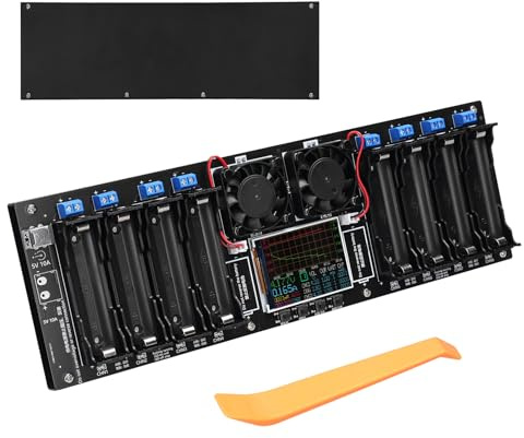 8-channel battery tester 2.4-inch TFT display battery capacity test with multi-mode functionality, enhanced security and intuitive display