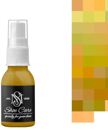 Peinture aérosol pour daim et nubuck - Teinture en spray pour une correspondance individuelle des couleurs - Plusieurs couleurs disponibles par MAVI STEP, doré