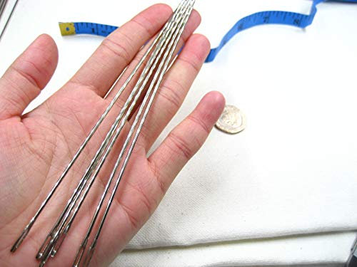 3pc of 6 Extra Large Extra Long Metal Needles Upholstery Leather Hard Work Needle