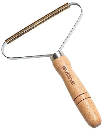 SUMAS 1Pcs Double Sided Carpet Scraper & Efficient Hair Remover Tool With Ergonomic Elegant Handle | Portable Pet, Dog & Cat Hair Remover, Carpet Brush & Fabric Depiller For Clothes & Rugs Brush