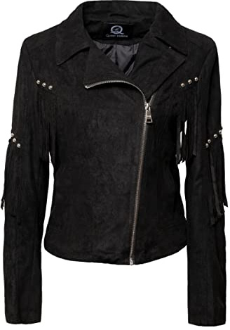 QUEEN HELENA Veste en Cuir pour Femme Y3003