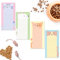 SWEETZER & ORANGE S&O Magnetische Notizblöcke für Kühlschrank, 4 Stück, Haftnotizen für Kühlschrank-Sets – Sticky Journals für Gefrierschrank – magnetisierte Notizblätter für Kühler – 8,9 x 17,8 cm,