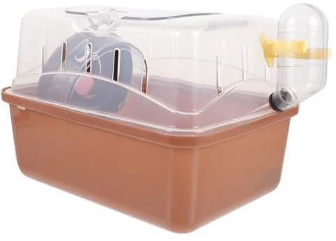 CIYODO Hamster Transportbox Tragbar Aus Robustem Kunststoff Für Draußen Kleine Haustiere Wie Meerschweinchen Und Mäuse Reise Transportkäfig Freizeithalter