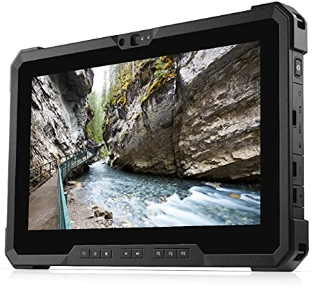 Dell Latitude Rugged Extreme 7220 avtagbar 2-i-1 bärbar dator surfplatta Touch | 11,6 tum 1920 x 1080 FHD | Core i5-8365U - 256 GB SSD-hårddisk - 16 GB RAM | 4 kärnor @ 4,1 GHz Win 10 Pro Svart
