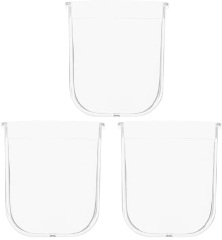 Operitacx 3Pcs Plastic Condensation Collector Cups for Electric Pressure Cookers Anti-Drip Protection Transparent Water Collection Box for Kitchen