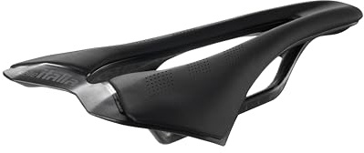 Selle Italia SLR Carbon - Sillín de Carretera de Carbono, Cubierta Handmade, Tecnología Superflow, Ultraligero y Cómodo - Talla S3, Negro